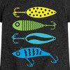 Girls' - Instant Message - Fishing Lures Fitted Short Sleeve Graphic T-Shirt - 2 of 4
