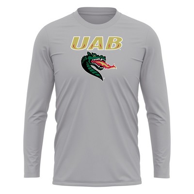 Men's UAB Adult Sport Long Sleeve Shirt Primary Logo