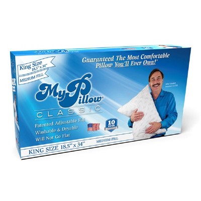 My Pillow 6843-4 As Seen On TV Medium Fill King Pillow, Foam, White