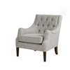VYNXARIA Vintage inspired style Button Tufted Accent Chair£¬Gray - 4 of 4