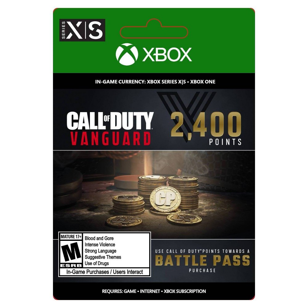 Photos - Game Call of Duty: Vanguard 2,400 Points - Xbox Series X|S/Xbox One (Digital)