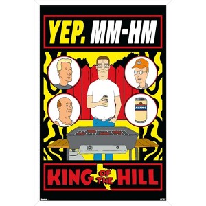 Trends International King of the Hill (1997) - Alamo Beer Backyard Crew Framed Wall Poster Prints - 1 of 4