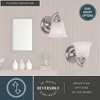 Vaxcel Standford 1 - Light Vanity in  Brushed Nickel - 2 of 4