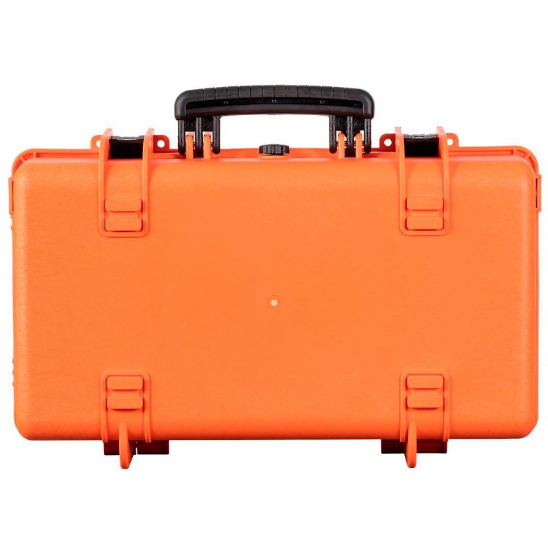 Monoprice Weatherproof Hard Case - 22in x 14in x 8in, Orange With Customizable Foam, Shockproof, IP67, 4 of 7