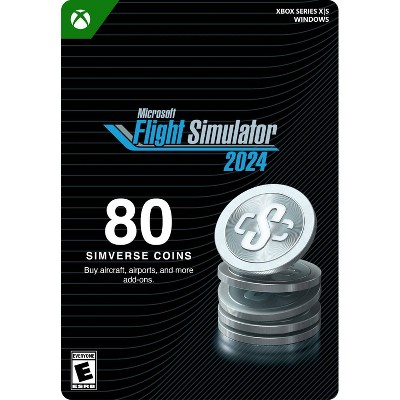 Microsoft Flight Simulator 2024: 80 Simverse Coins - Xbox Series X|S/PC (Digital)