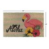 RugSmith Multi Machine Tufted Aloha Flamingo Doormat - 2 of 4