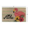 RugSmith Multi Machine Tufted Aloha Flamingo Doormat - image 2 of 4