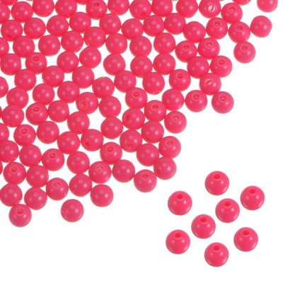 Unique Bargains Loose Craft DIY Earring Necklace Making Acrylic Round Beads 4200 Pcs