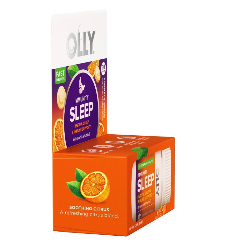 OLLY Immunity Sleep Fast Dissolve Vegan Tablets - 30ct, 5 of 9