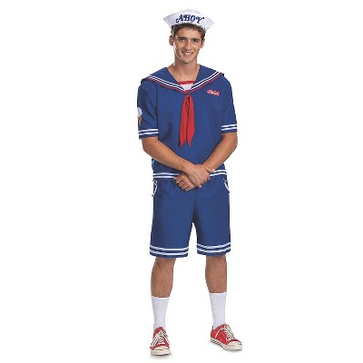 Disguise Mens Stranger Things Steve Harrington Scoops Ahoy Deluxe Costume