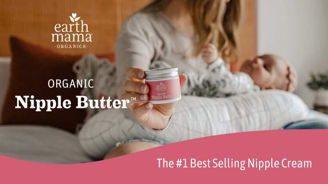 Earth Mama Organics Nipple Butter - 2 fl oz, 2 of 12, play video