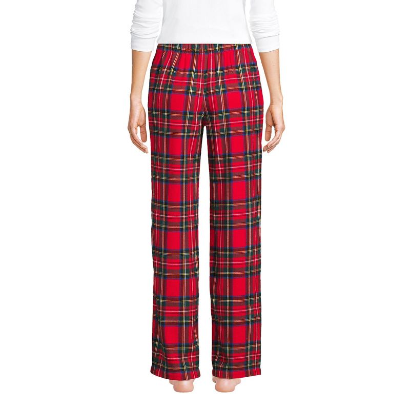 Lands' End Women's Print Flannel Pajama Pants, 2 of 6