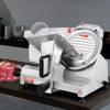 VEVOR Commercial Meat Slicer, 200W Electric Deli Food Slicer, 350-400RPM Meat Slicer with 8" Carbon Steel Blade, 0 - 0.47 inch - 2 of 4