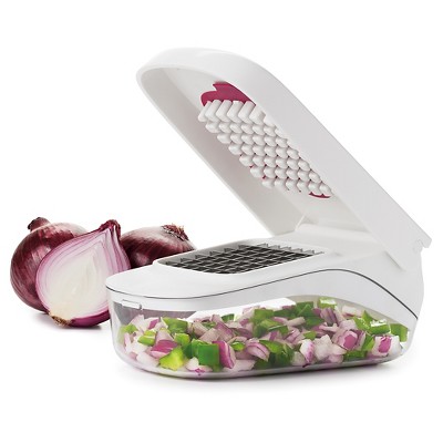 OXO White Stainless Steel Manual Vegetable Chopper