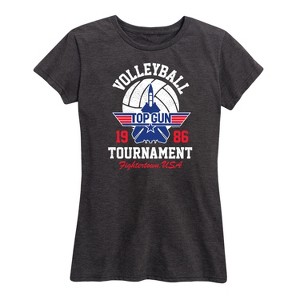 Women's - Top Gun - Volleyball Tournament Short Sleeve Graphic T-Shirt - 1 of 4