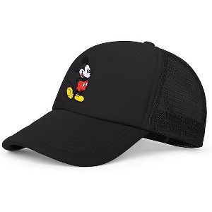 Disney Adult Trucker Hat - Mickey Mouse Mesh Snapback Baseball Cap - 1 of 4