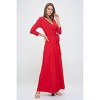 WEST K Women's Grace Faux-Wrap Maxi Dress with Tie Waist - 2 of 4