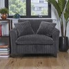 Mshliw Corduroy Lazy Sofa Chair with Backrest and Armrests, Single Sofa, Soft Cushion Single Seating Lounge Chair for Living Room Bedroom - 2 of 4
