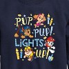 Boys' - Paw Patrol - Pup Pup Lights Up Graphic Long Sleeve Fleece Sweatshirt - 2 of 4