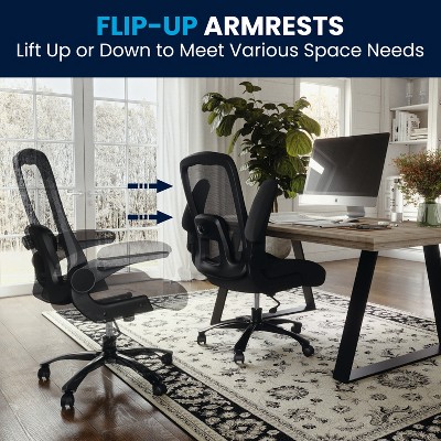 Black Mesh High-Back Ergonomic Executive Swivel Chair