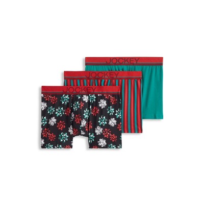 Jockey Men's True Style 4" Trunk - 3 Pack
