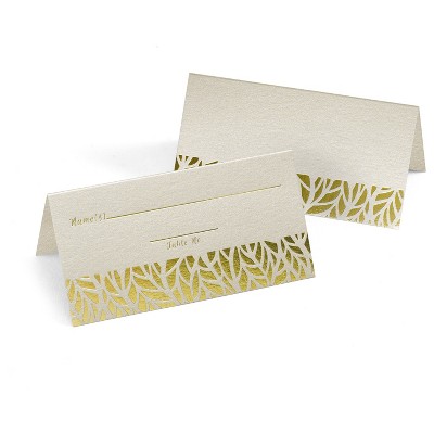 25ct Gold Place Card Pack