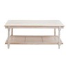 Carolina Living Chesterfield Wood & Cane Coffee Table - Whitewash - 2 of 4