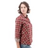 Old Ranch Brands Women's Gracie Organic Snap Plaid Shirt - 3 of 4