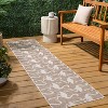 JONATHAN Y Liana Casual Coastal Flamingos Two-Tone Indoor/Outdoor Area Rug - 2 of 4