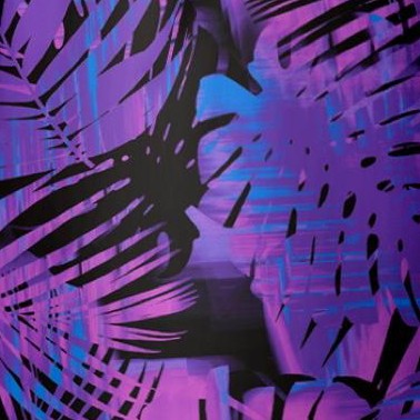 bright purple leaf