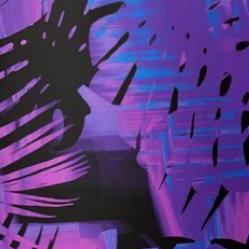 bright purple leaf