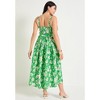 June + Vie by Roaman's Women's Plus Size High-Low Midi Dress - 3 of 4