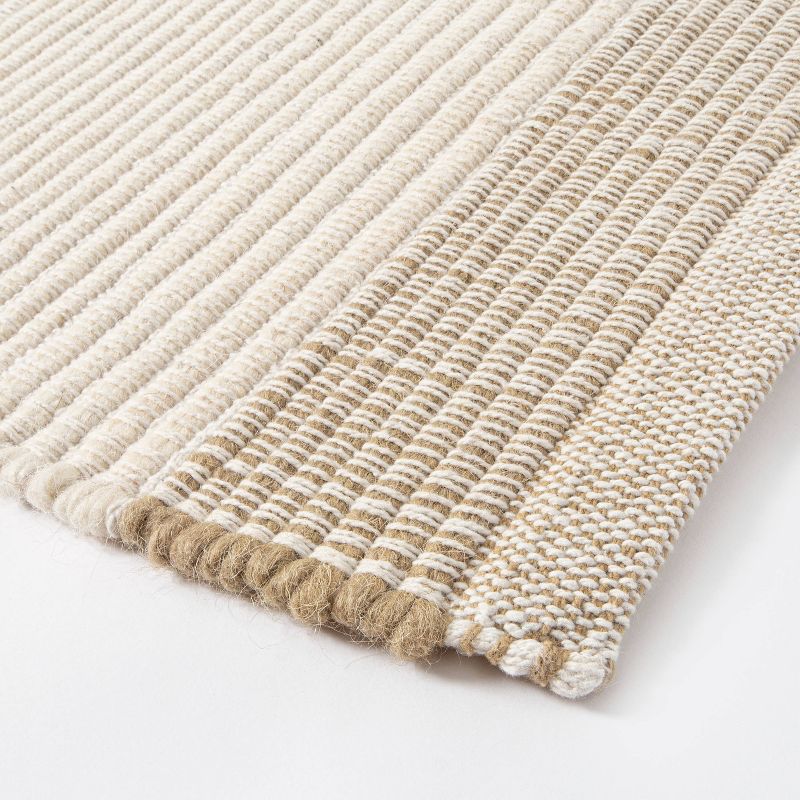 7&#39;x10&#39; Marina Striped Wool/Cotton Area Rug Cream - Threshold&#8482; designed with Studio McGee, 4 of 6