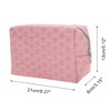 Unique Bargains Lightweight Rectangle Octagonal Dots Organizer Toiletry Bag 1 Pc - 2 of 4