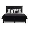 New Classic Furniture, Tamarack Contemporary Solid Wood 5/0 Q Panel Bed in Black - 2 of 4