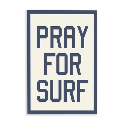 Stupell Industries Pray for Surf Phrase, 13" x 19"