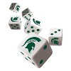 MasterPieces Officially Licensed NCAA Michigan State Spartans - 6 Piece D6 Gaming Dice Set Ages 6 and Up - 3 of 4