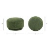 GDFStudio Sirianne Modern Boucle Upholstered Mushroom Ottoman - 3 of 4