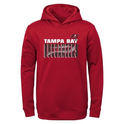 Nfl Tampa Bay Buccaneers Girls' Fleece Hooded Sweatshirt : Target