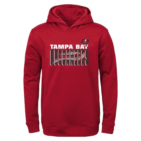 Toddler Red Tampa Bay Buccaneers Team Logo Pullover Hoodie