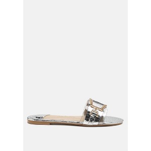 Brillo Jewel Croc Flats - 1 of 4