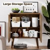 Sevobal Decorative Lockers, Self-Serve Lockers Recessed Cabinets In Kitchen and Dining Room Entrance Cabinets, Brown 23.6*11.8*27.6 - 3 of 4