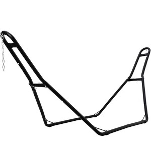 Hammock Stand - Steel Hammock Frame, 550 LBS Capacity, 2 Person, Fits Hammocks 9 to 14 Ft, Adjustable Universal for Indoor Outdoor Backyard Camping - 1 of 4