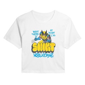 Women's - Marvel - Wolverine Street Cropped Graphic T-Shirt - 1 of 4