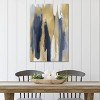 Converge Blue and Gold III by Jackie Hanson Unframed Wall Canvas - iCanvas - 2 of 3