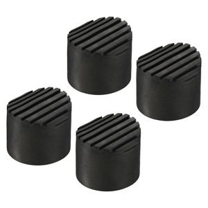 Unique Bargains Non Slip Round Rubber Ladder Accessories Protective Pads 4 Pcs - 1 of 3