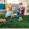 Acekool Ultra Soft Shaggy Rug, Non-Slip Plush Indoor Carpet, Tie-Dye & Solid Colors for Living Room, Bedroom – Multiple Sizes - 2 of 4