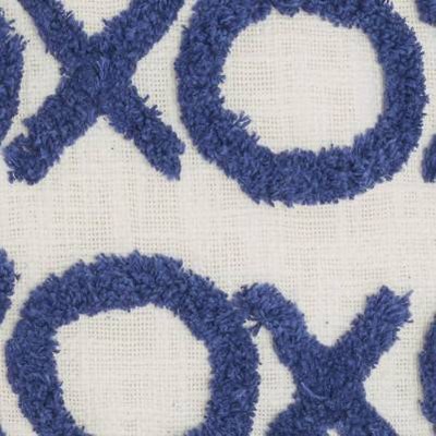 18"x18" Life Styles Tufted 'XOXO' Square Throw Pillow Ocean Blue - Mina Victory