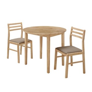 Simple Relax 3-Piece Dining Set with Drop Leaf - 1 of 4