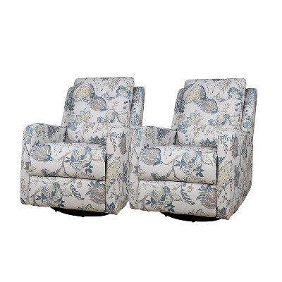 Artful Living Design Diego Swivel Set of 2 Recliners